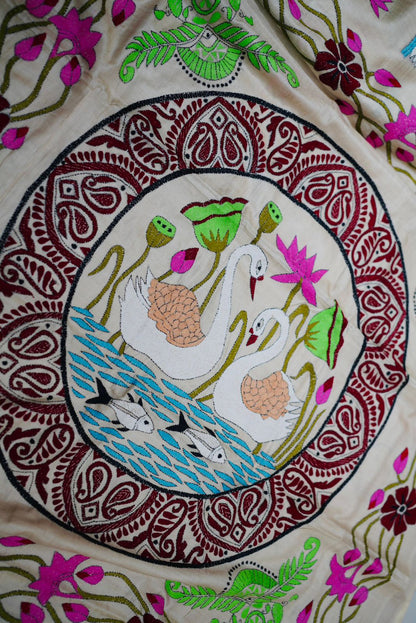 Pure Tussar Kantha