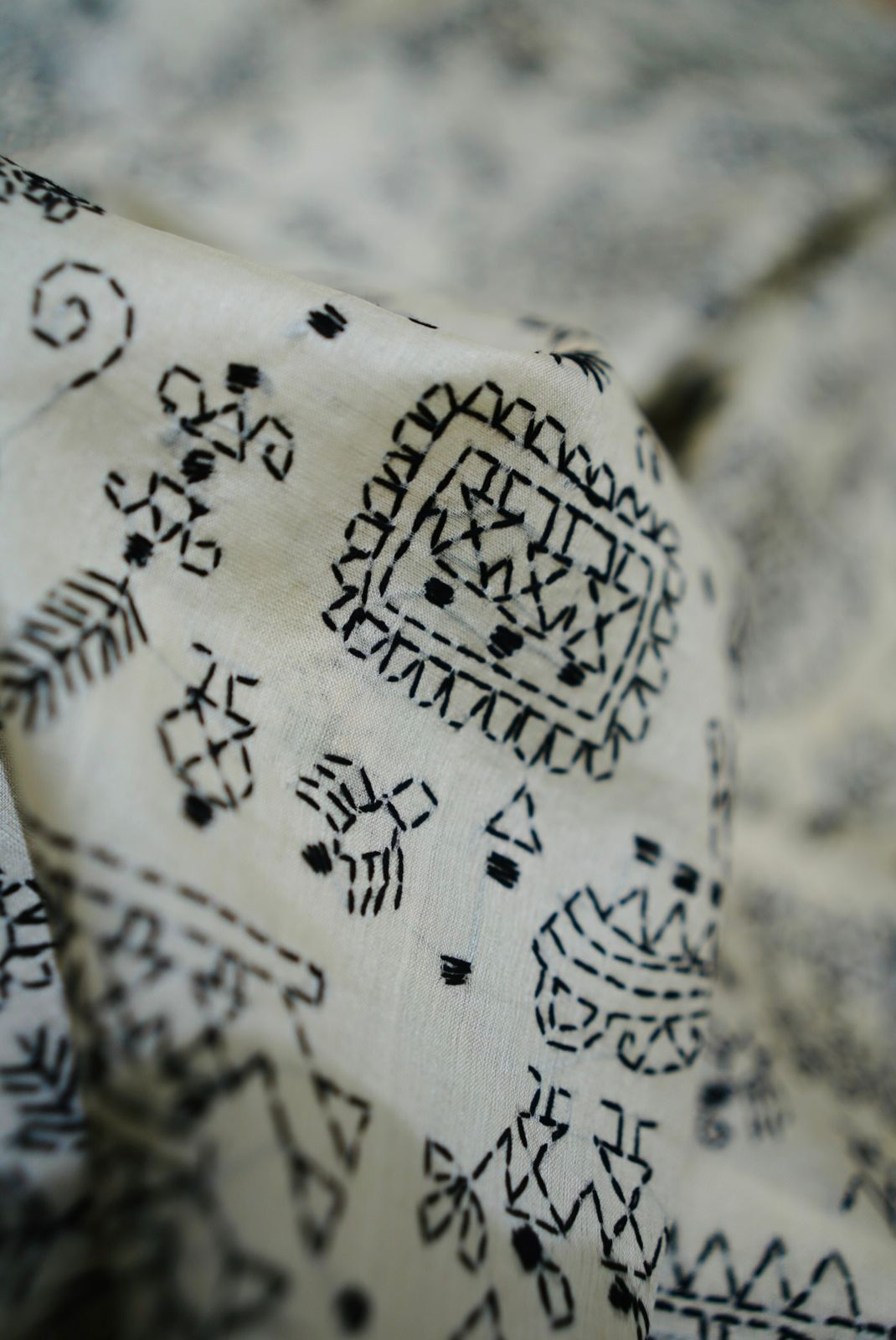 Pure Tussar Kantha
