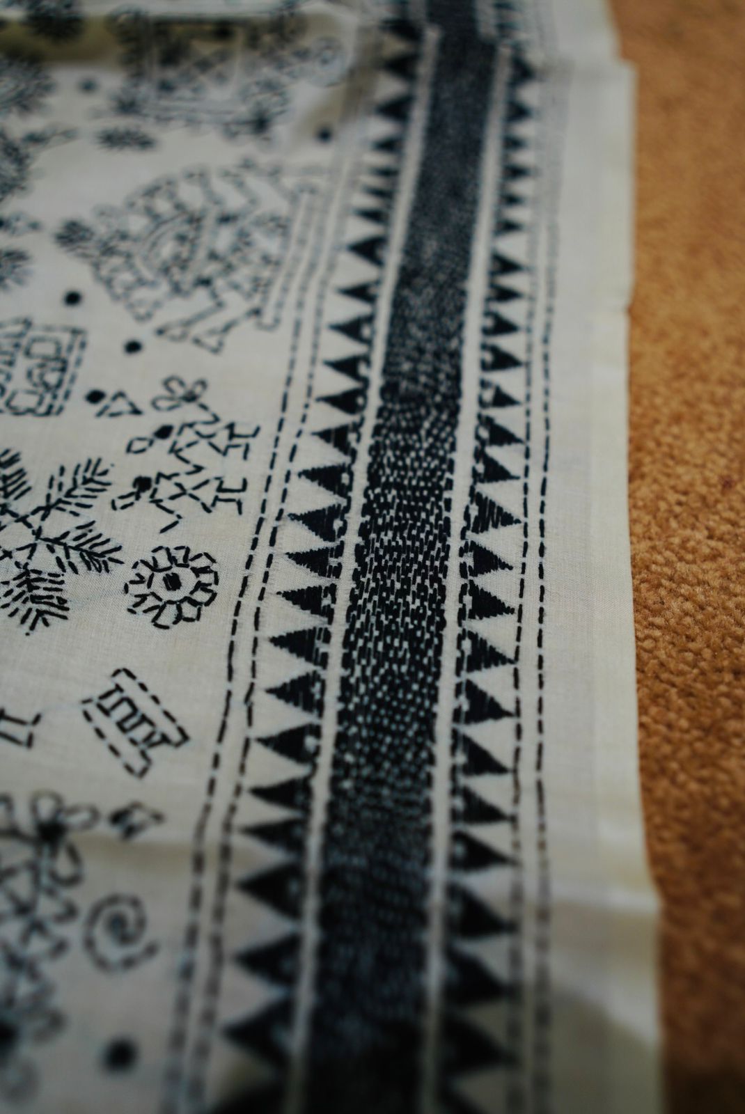Pure Tussar Kantha