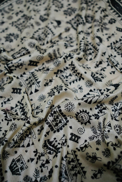 Pure Tussar Kantha