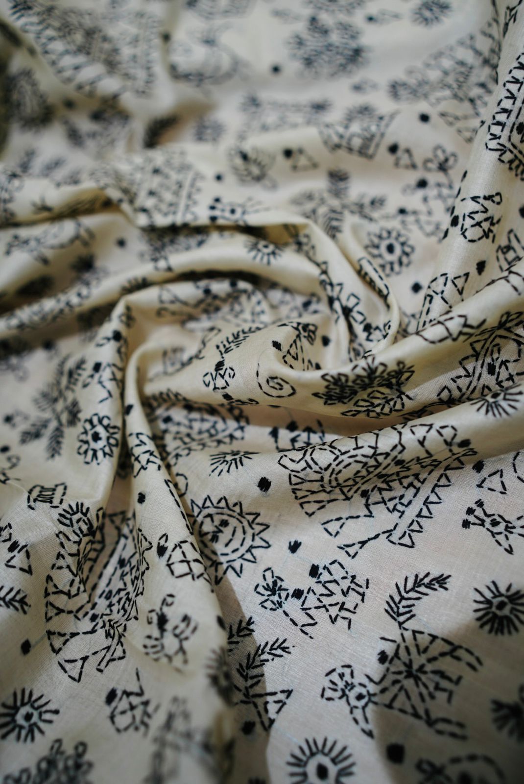 Pure Tussar Kantha
