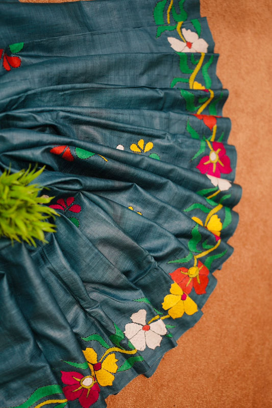 Pure Tussar Kantha