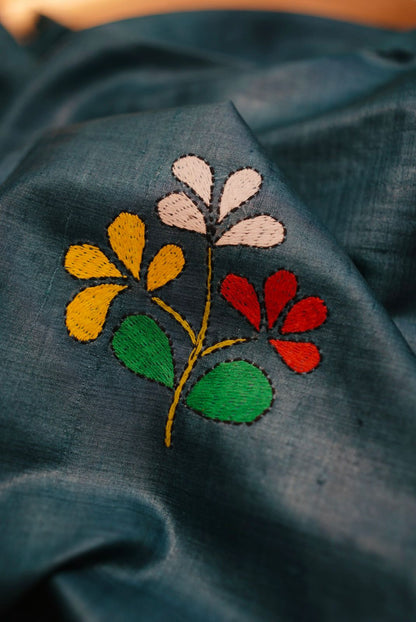 Pure Tussar Kantha