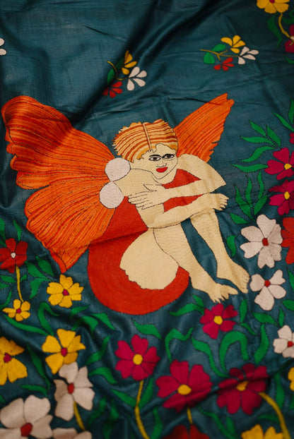 Pure Tussar Kantha