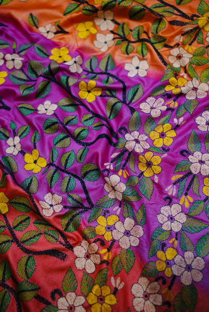 Pure Tussar Kantha