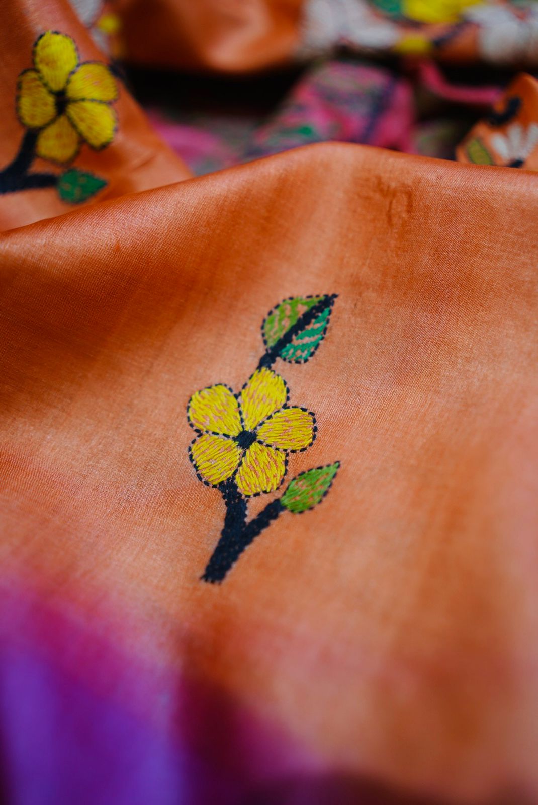 Pure Tussar Kantha