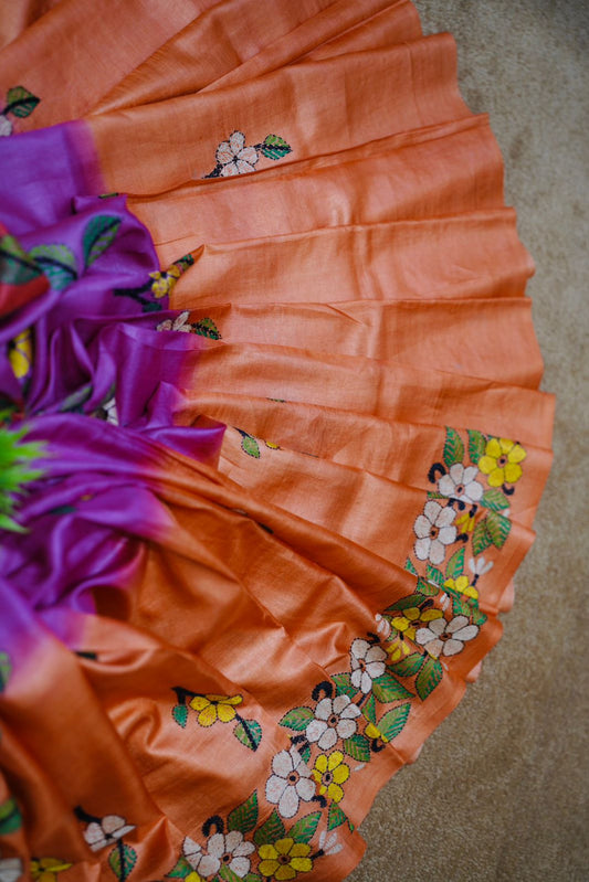 Pure Tussar Kantha