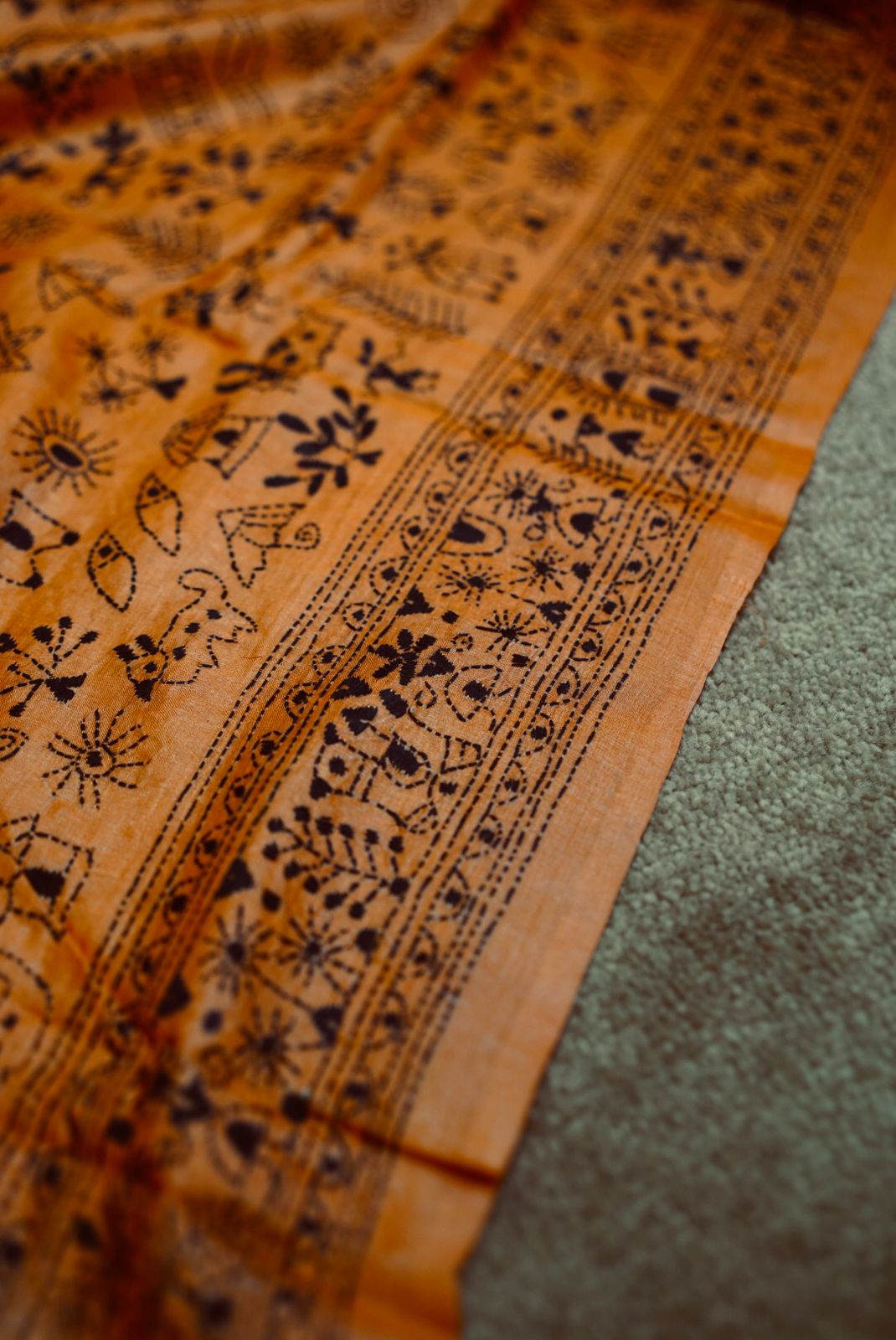 Pure Tussar Kantha