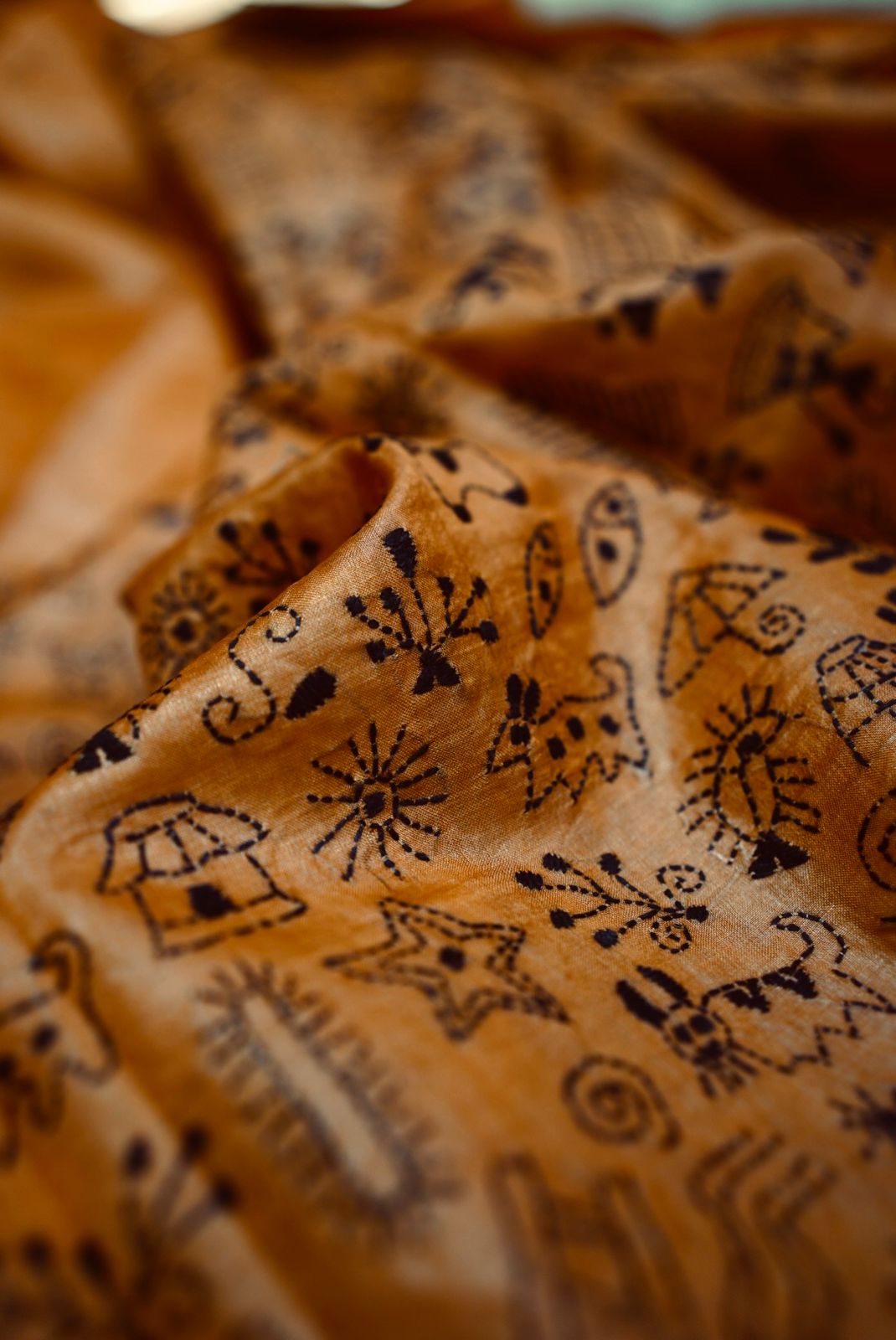 Pure Tussar Kantha