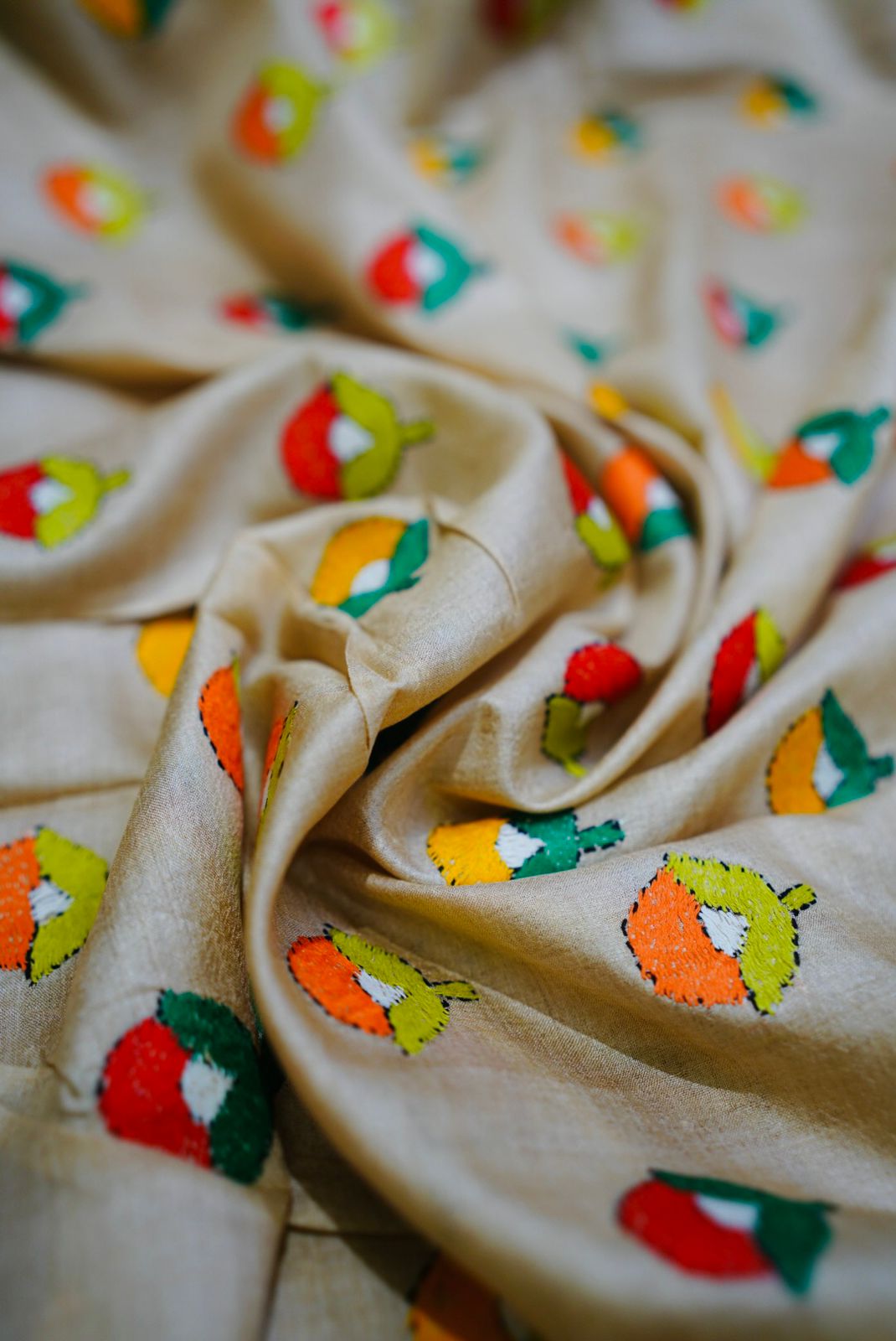 Pure Tussar Kantha