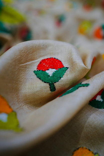 Pure Tussar Kantha