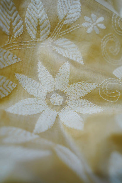 Pure Tussar Kantha