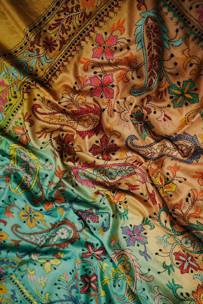 Pure Tussar Kantha