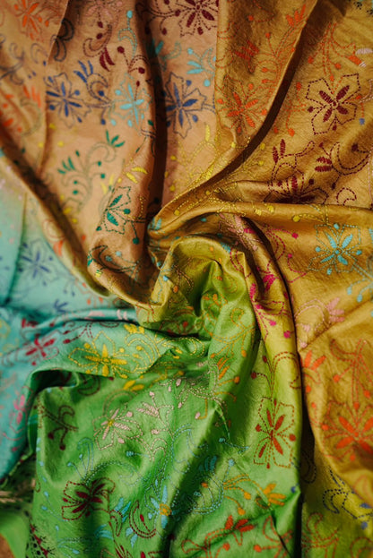 Pure Tussar Kantha