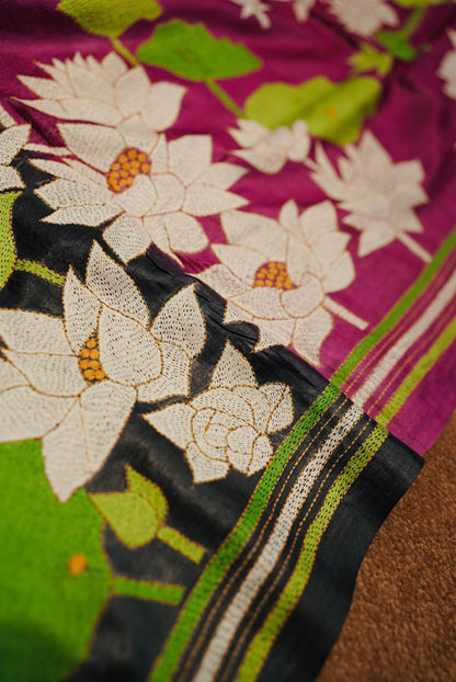 Pure Tussar Kantha
