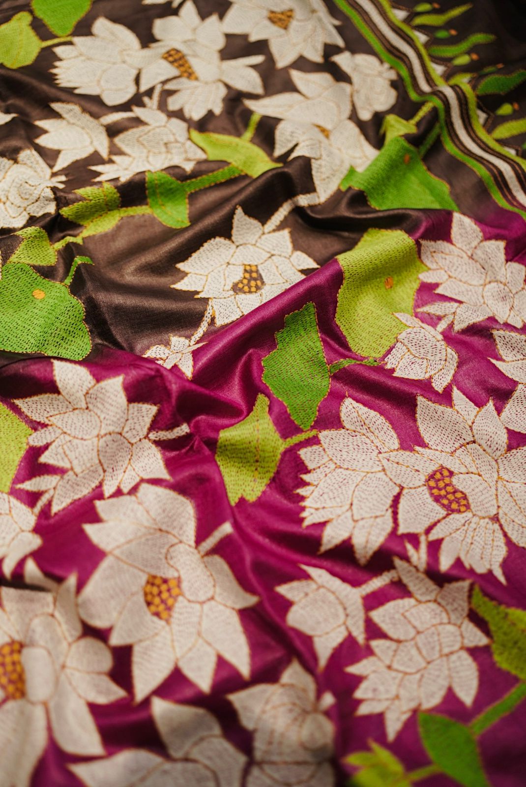 Pure Tussar Kantha