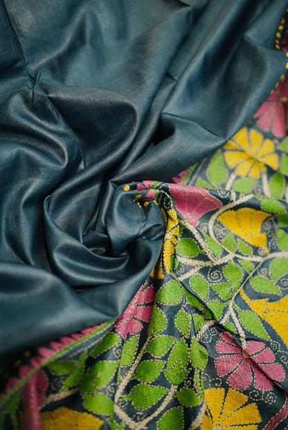 Pure Tussar Kantha