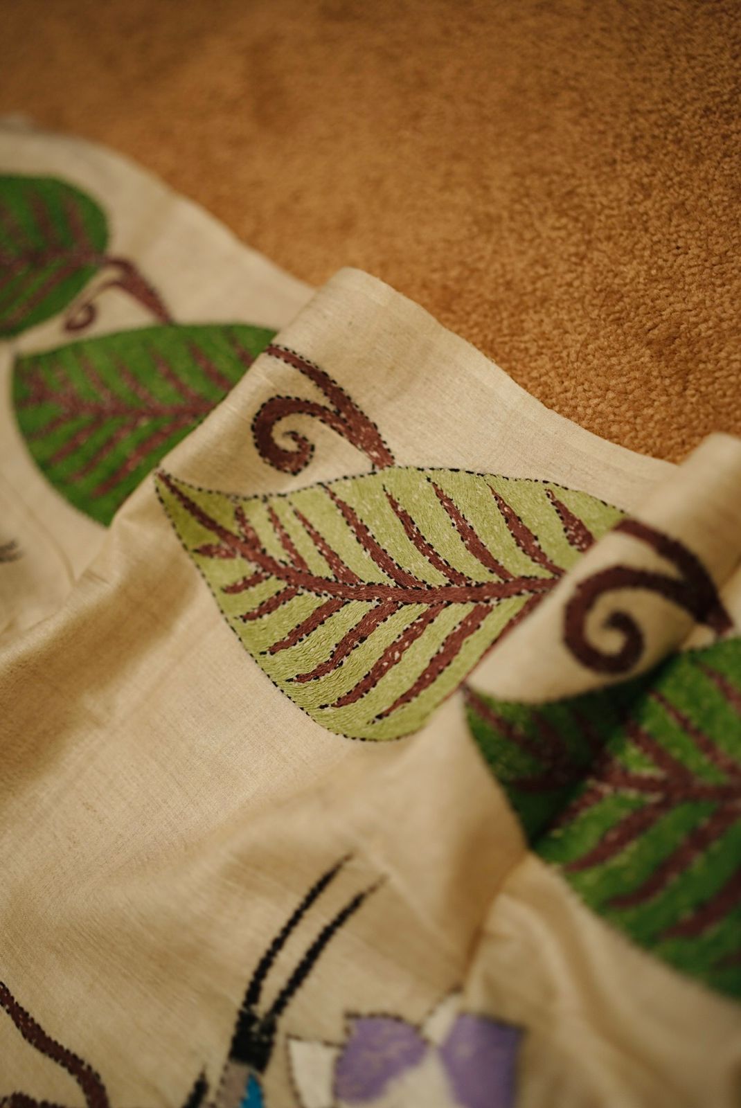 Pure Tussar Kantha