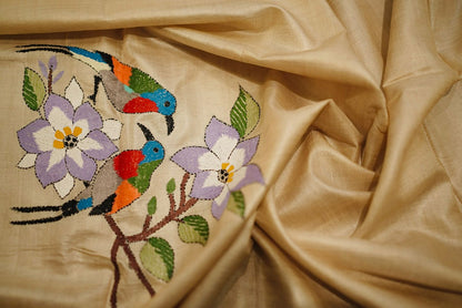 Pure Tussar Kantha