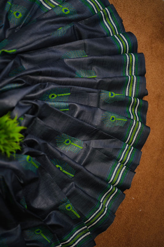 Pure Tussar Kantha