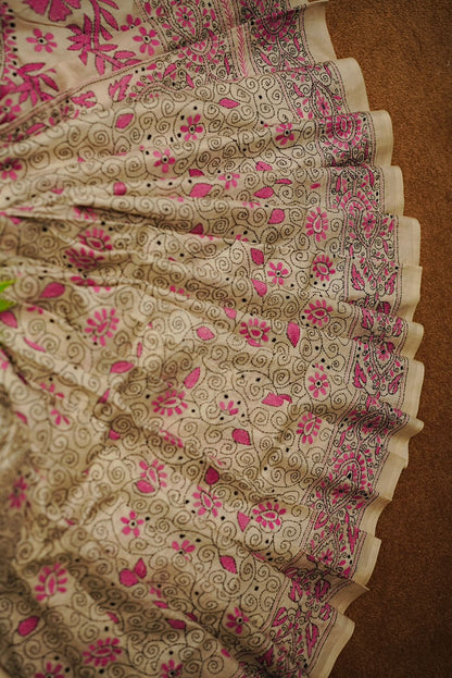 Pure Tussar Kantha