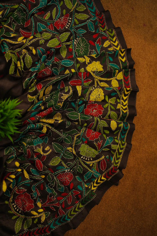 Pure Tussar Kantha