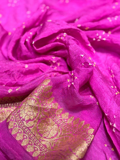 Bandhej Khaddi Saree