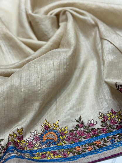 Kashmiri Work Tussar