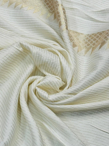 Tussar Georgette Tissue