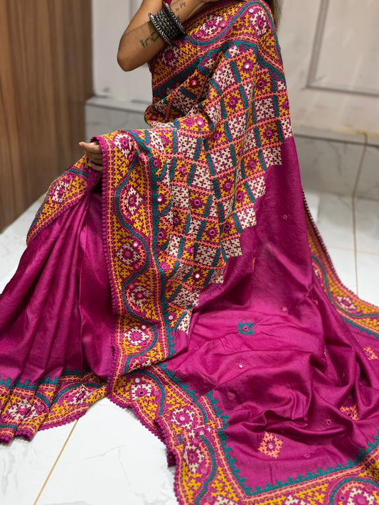 Pure Tussar Gujarati