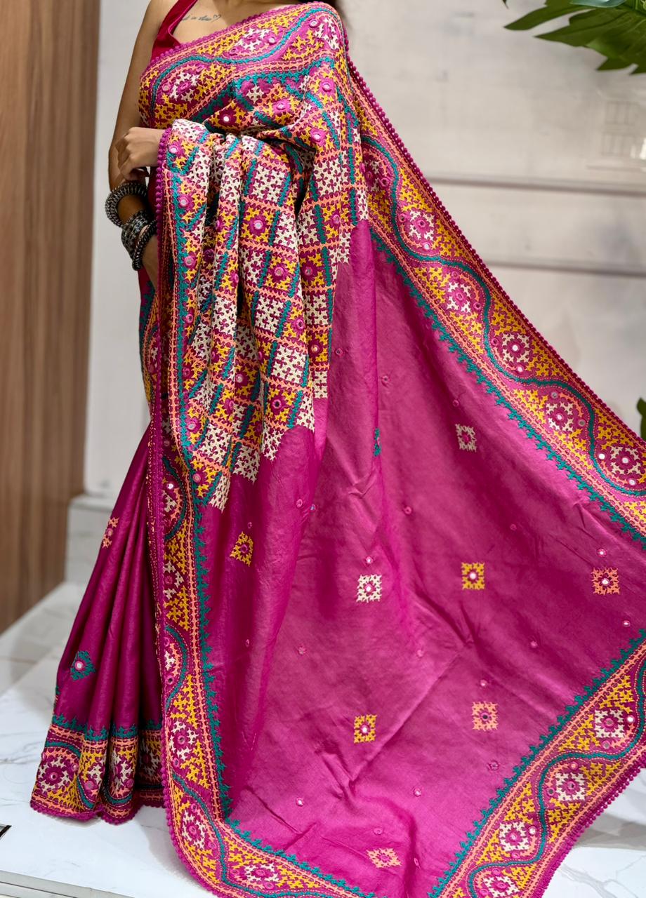 Pure Tussar Gujarati