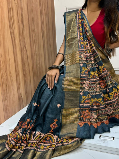 Pure Tussar Gujarati