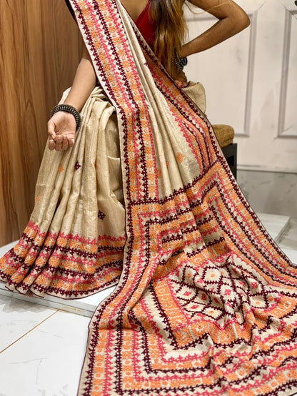 Pure Tussar Gujarati