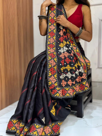 Pure Tussar Gujarati