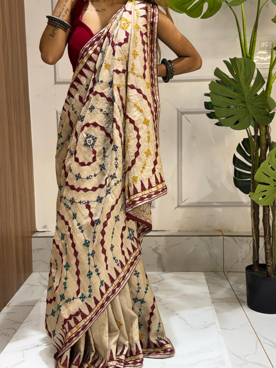 Pure Tussar Gujarati