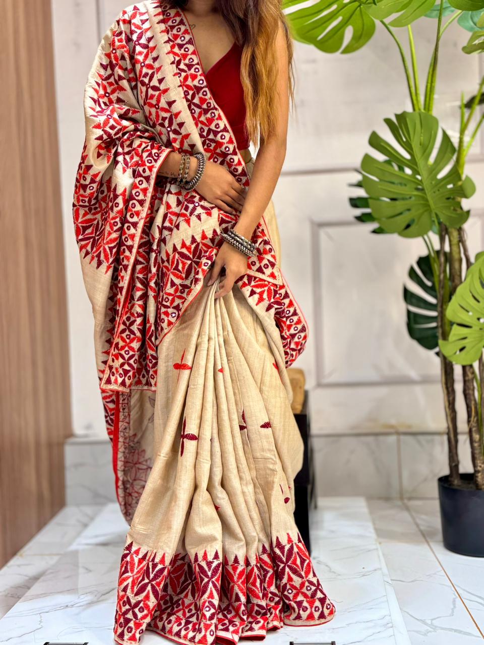 Pure Tussar Gujarati