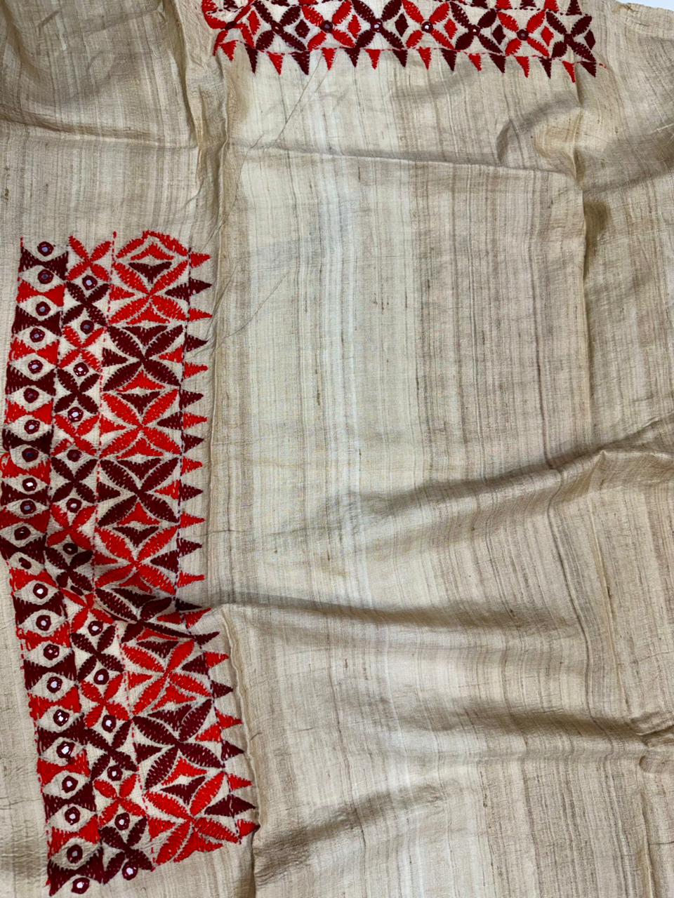 Pure Tussar Gujarati