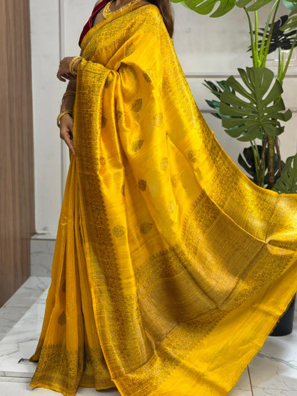 Pure raw silk benarasi