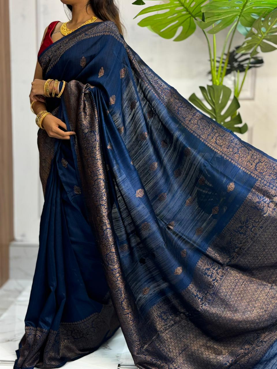Pure raw silk benarasi