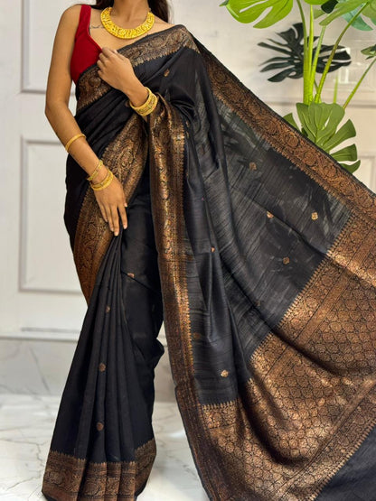 Pure raw silk benarasi