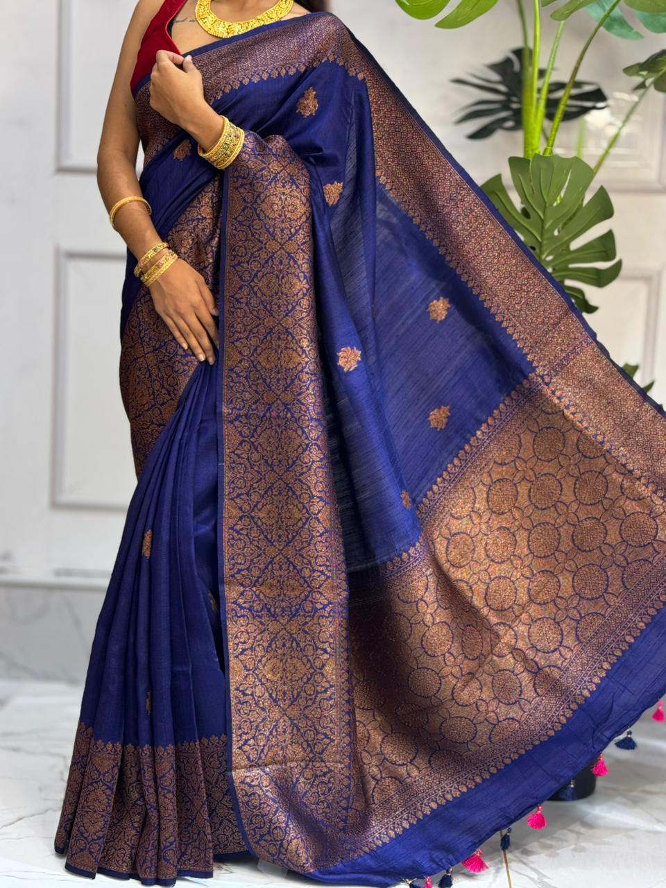 Pure raw silk benarasi