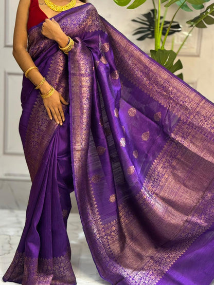 Pure raw silk benarasi