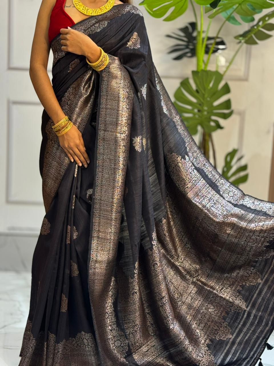Pure raw silk benarasi