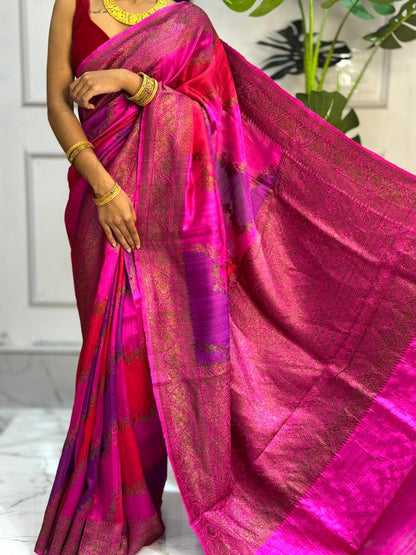 Pure raw silk benarasi