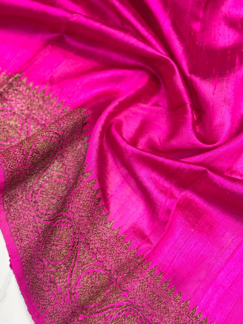 Pure raw silk benarasi