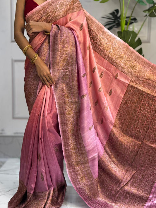 Pure raw silk benarasi