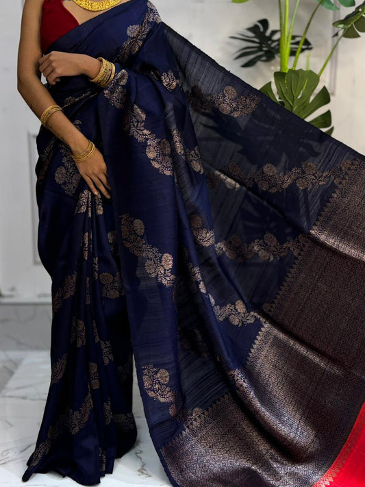 Pure raw silk benarasi