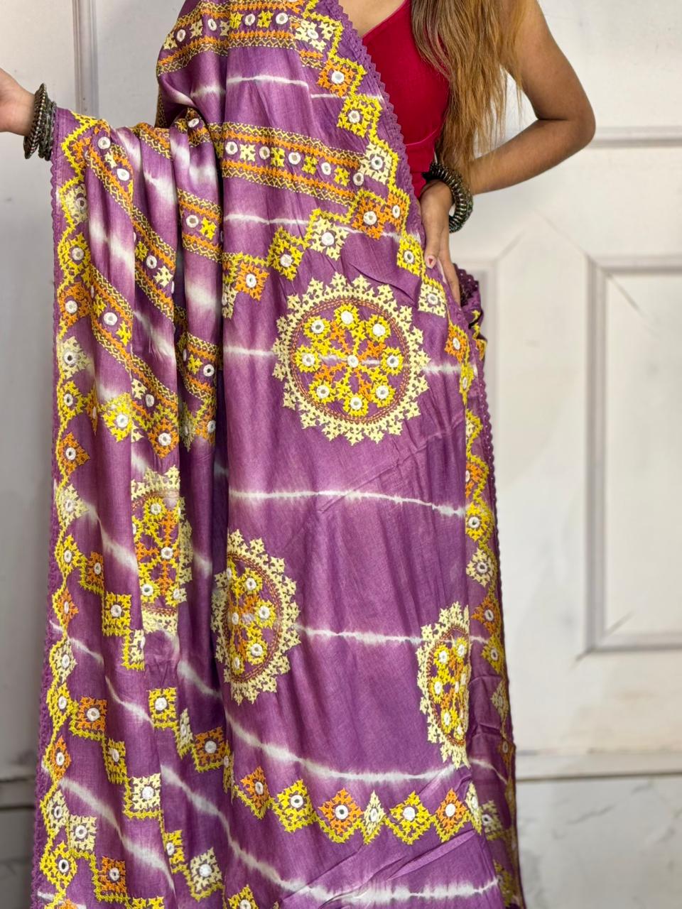 Pure Tussar Gujarati