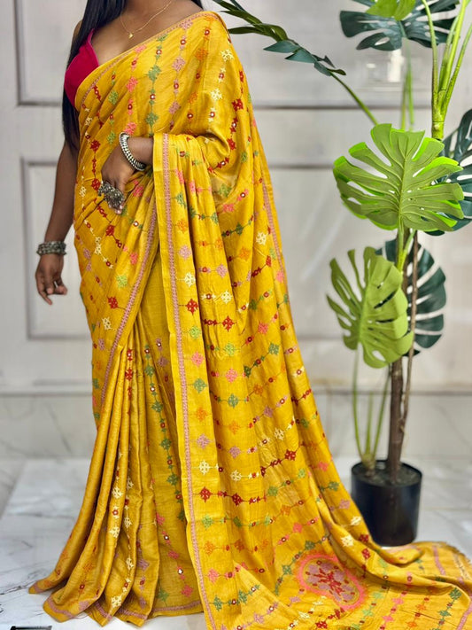 Pure Tussar Gujarati