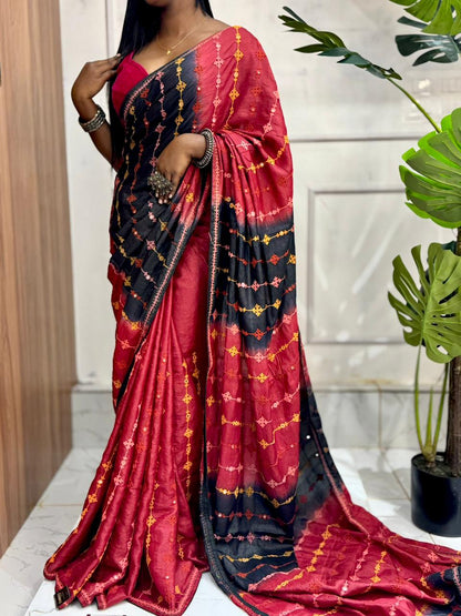 Pure Tussar Gujarati